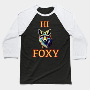 HI FOXY BLUE TINGED Baseball T-Shirt